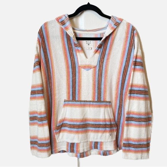 Billabong Baja Sands Pullover Hoodie Size Medium - Picture 2 of 9